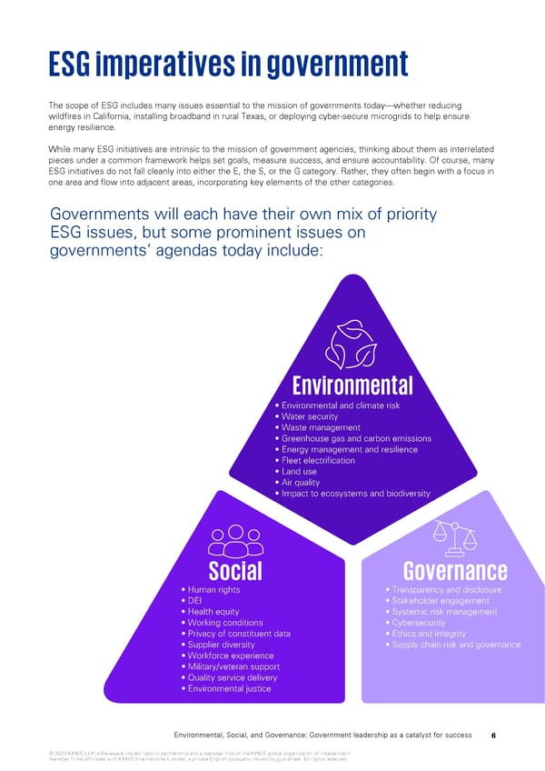 Government leadership catalyst for success | KMPG - Page 7