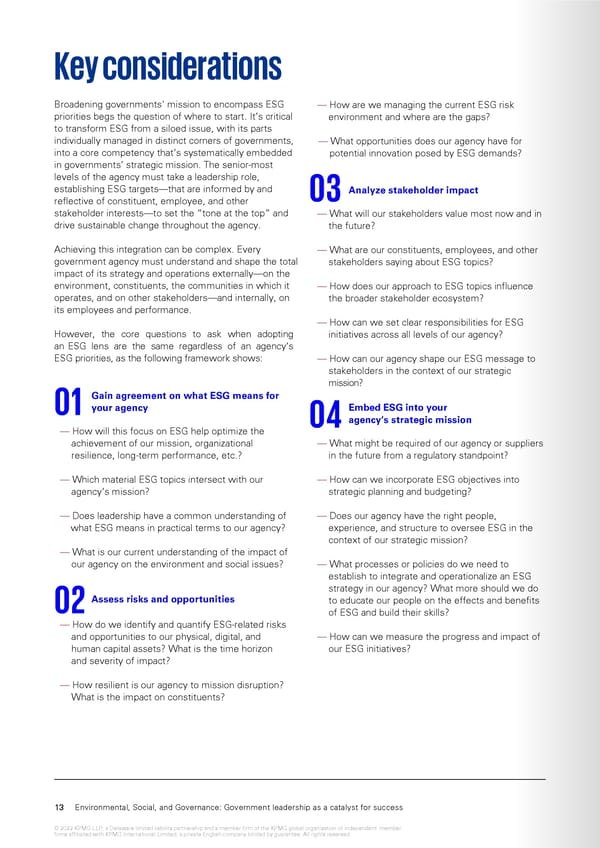 Government leadership catalyst for success | KMPG - Page 14